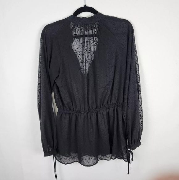 ASOS Women's Long Sleeve Smock Top in Dobby SIZE 8 - Picture 4 of 6